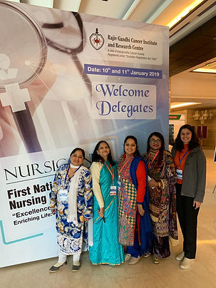 With the Psycho-Oncology team at Nursicon at RGCIRC