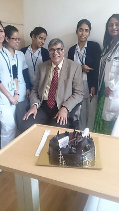With Dr. Rakesh Chopra and team at Artemis Hospitals Gurgaon
