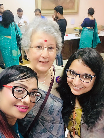With Mrs Jyotsna Govil Indian Cancer Society New Delhi