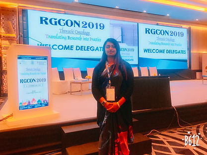 Receiving an award for holding the first National Palliative Care conference along with the RGCON in New Delhi – RGCIRC